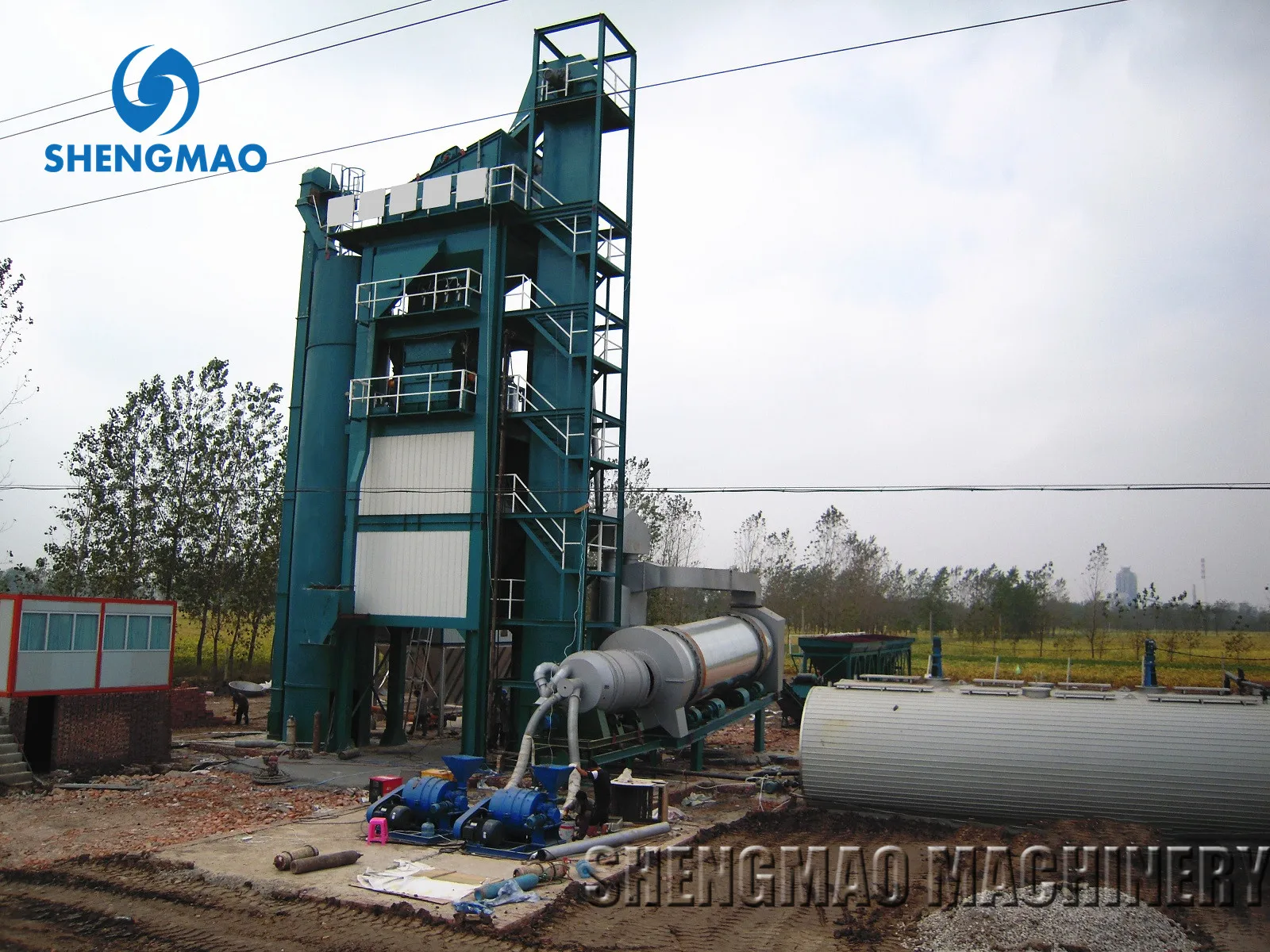 60T 80T 100T 120T 160T 200T 240T 320T 400T hot mix sim asphalt plant with China factory price