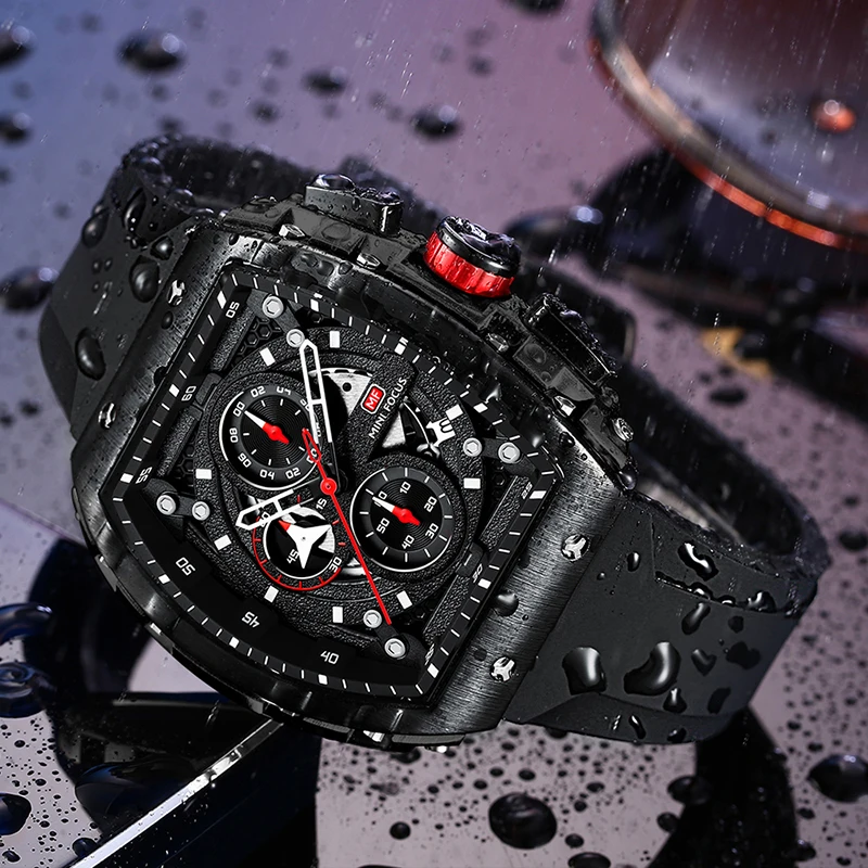 Montre Homme Original Brand Mini Focus MF0399G New Fashion Sport Watches Luxury Cheap Timepiece Chronograph Quartz Watch For Man
