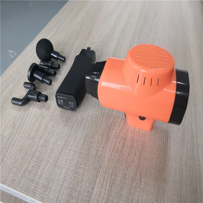 Беспроводной мини массаж мышц пистолет массажа терапией лицевой панели пистолет для тренажерного зала WE-8201