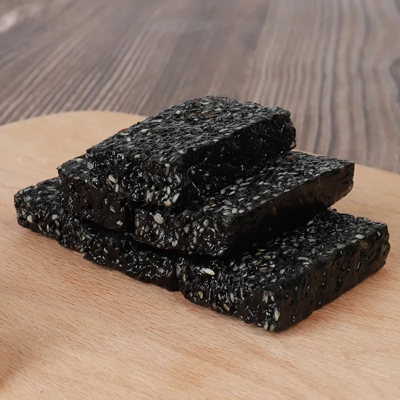 Chinese traditional snack soft sesame candy healthy organic snack food sweet black sesame candy