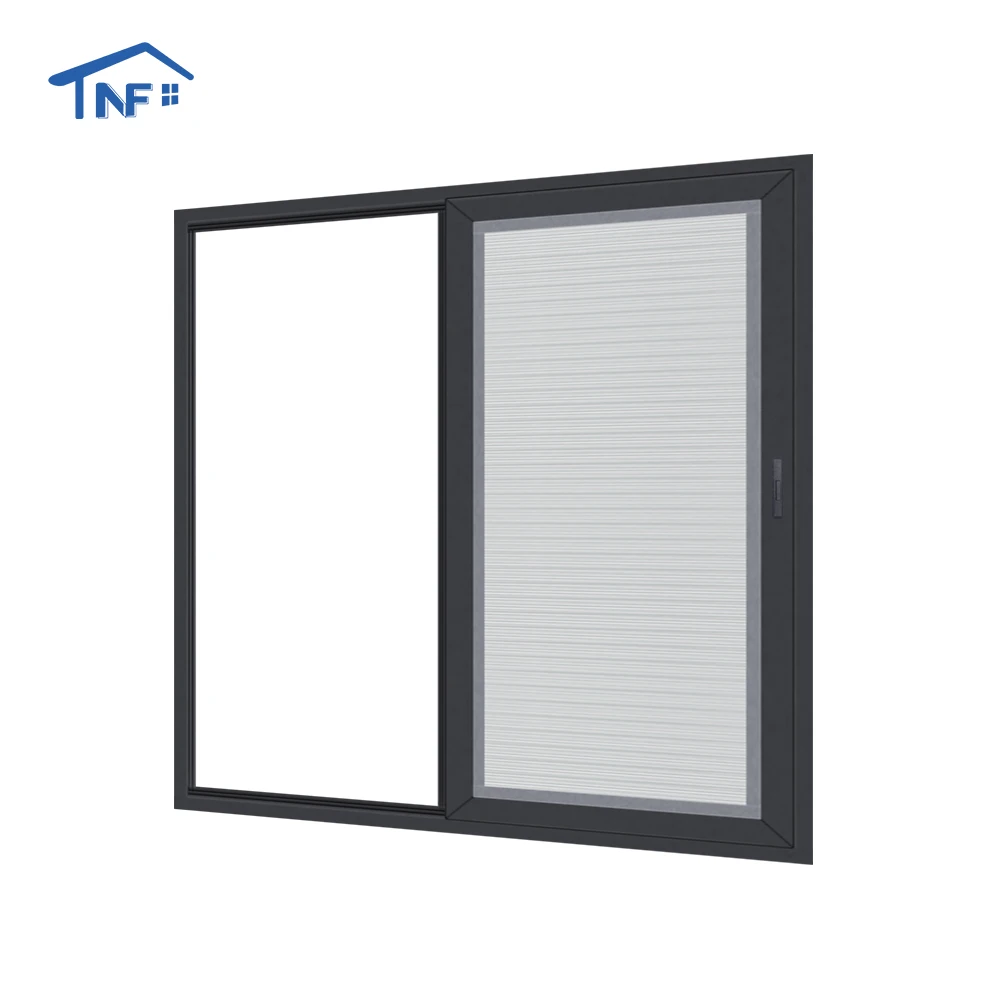 Foshan NF windows and doors double glazed aluminium sliding window design sliding glass doors and windows