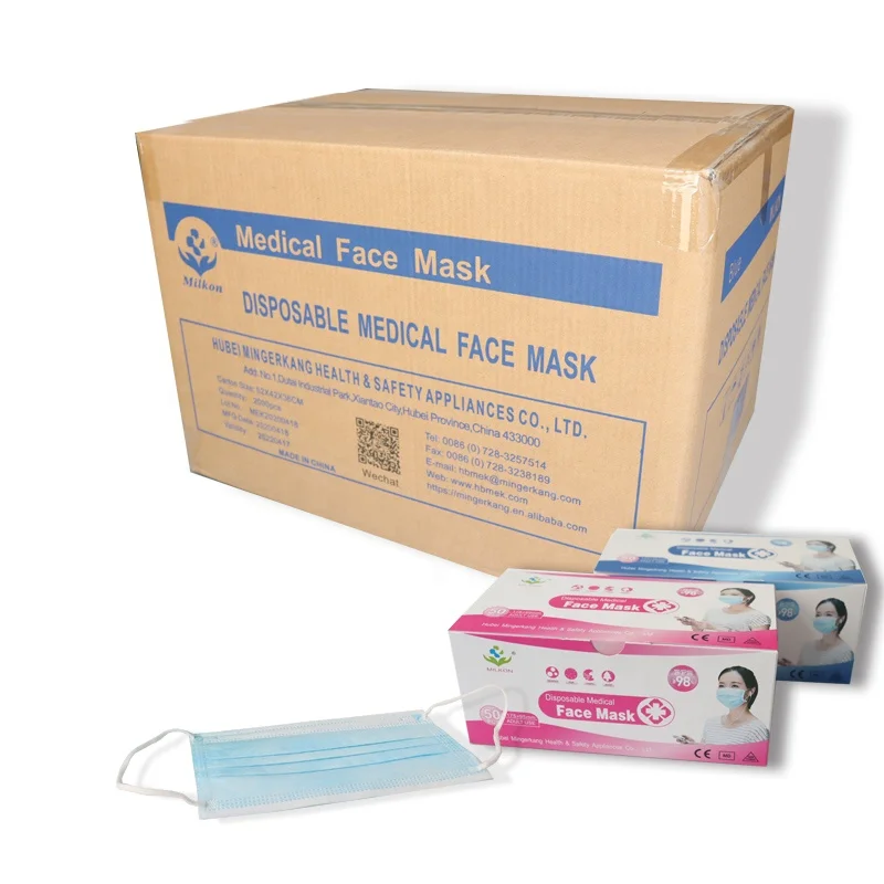 Два способа нетканые медицинские хирургические одноразовые 3-слойные розовый уход за кожей лица маска Тип IIR