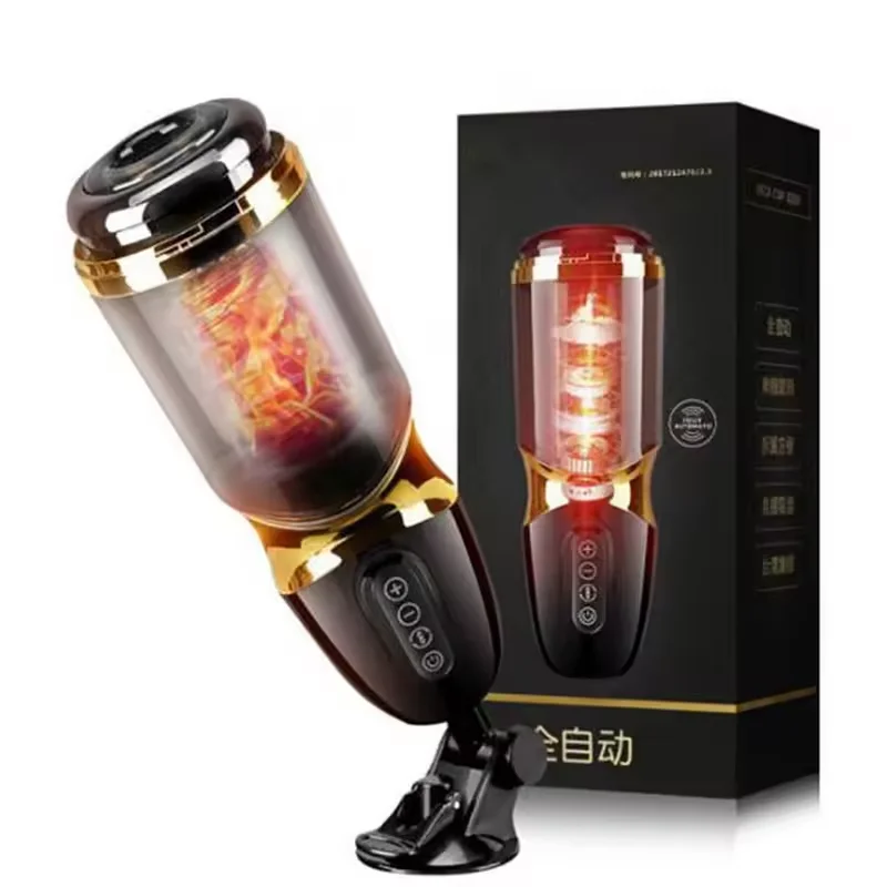 Hands-free Auto Male Masturbator Electric Stroker Stimulator Thrusting Rotating Sucking Automatic Masturbation Cup For Men
