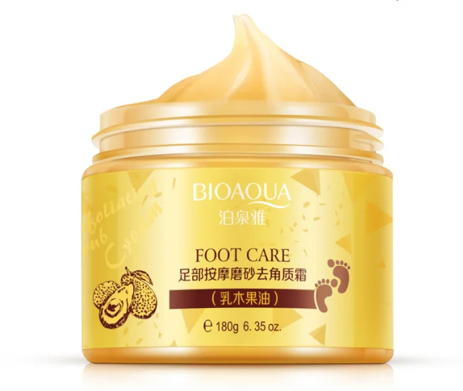 Hot Selling Shea Butte Foot Care Scrub Feet Anti-fungal Exfoliating Moisturizing Dead Skin foot Cream 180g