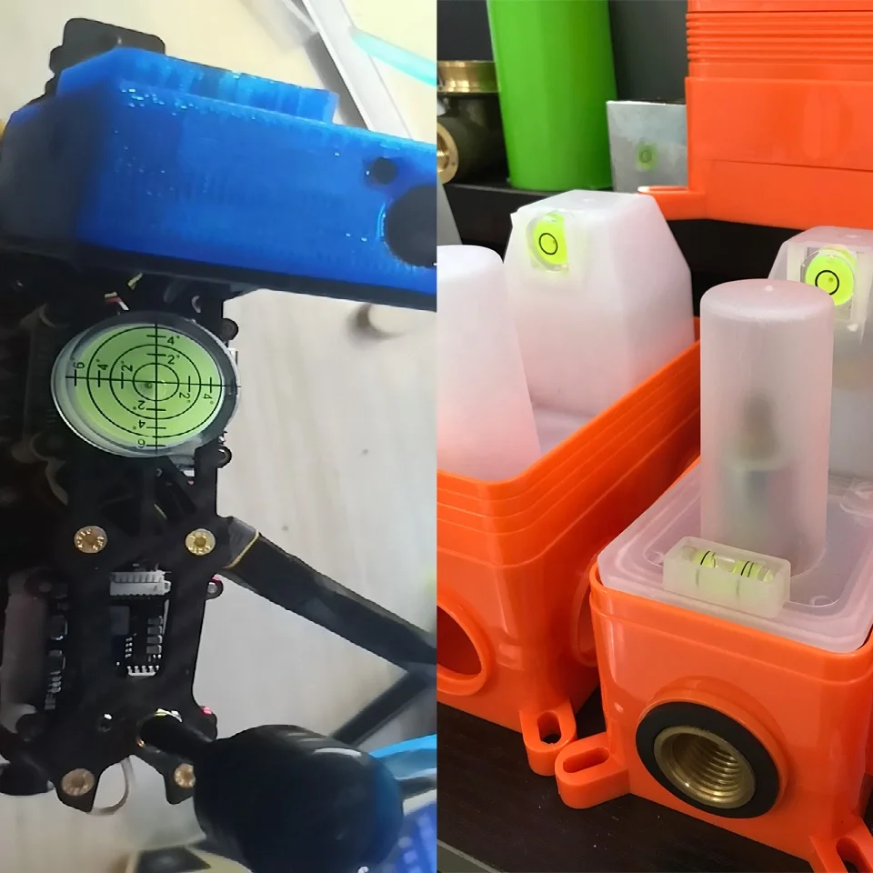 Hand Tool Parts Plastic Bubble Spirit Level bullseye Round level bubble vials