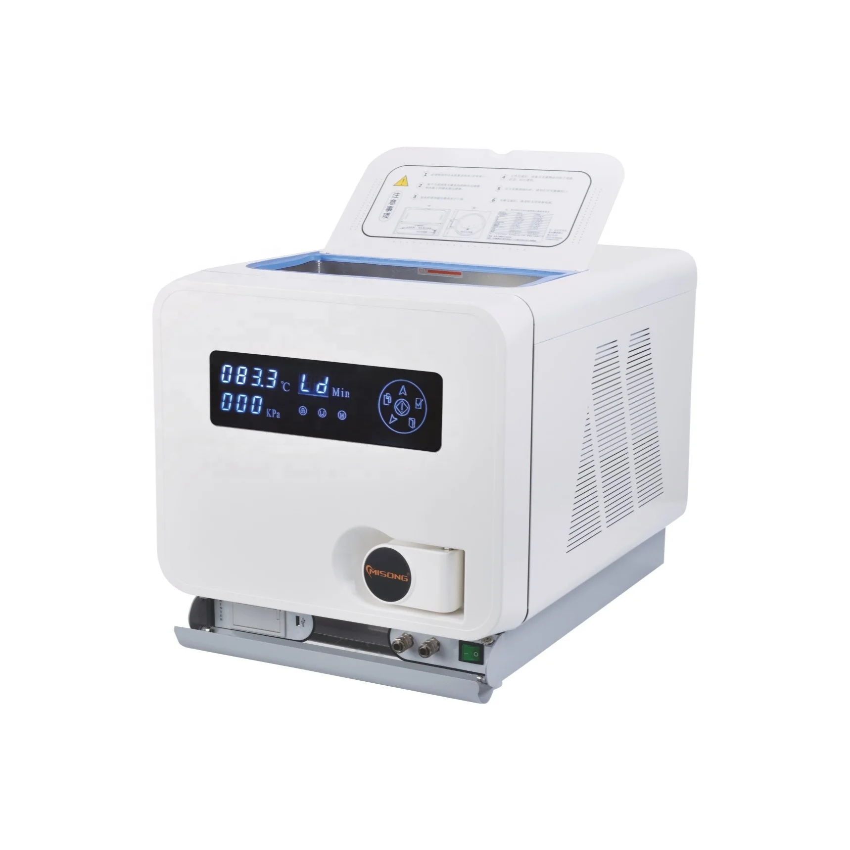 Clinical Benchtop Autoclave 16L/18L/23L Class B Portable Dental Autoclave Steam Sterilizer