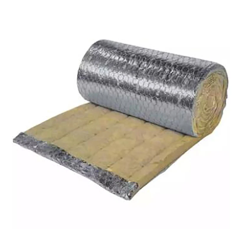 High Standard Insulated Basement Wall 60kg /m3 Rock Wool Blanket/roll/felt High Quality Building Materials