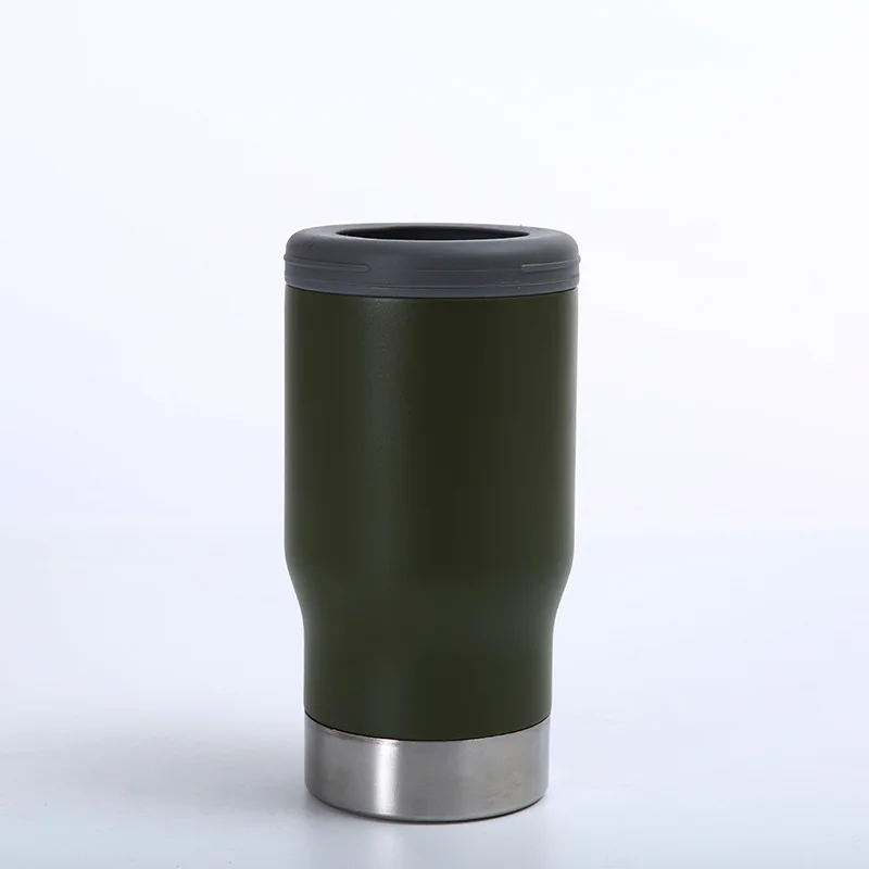 New Style Hot Selling, 12oz 14oz Double Wall Stainless Steel Vacuum Insulated Beer Can Cooler Sports Outdoors Holder Mugs/