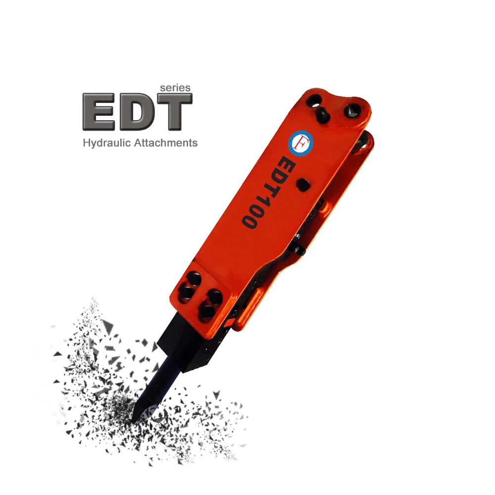 Professional Manufacturer of EDT100 Hydraulic Breaker High Quality Eddie Hydraulic Rock Breaker Excavator