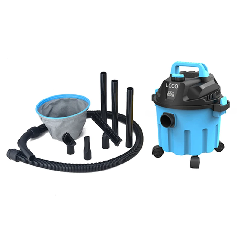 Suzhou Factory 800W 10L Drum Wet and Dry Carpet Handy Vacuum Cleaner with wheels