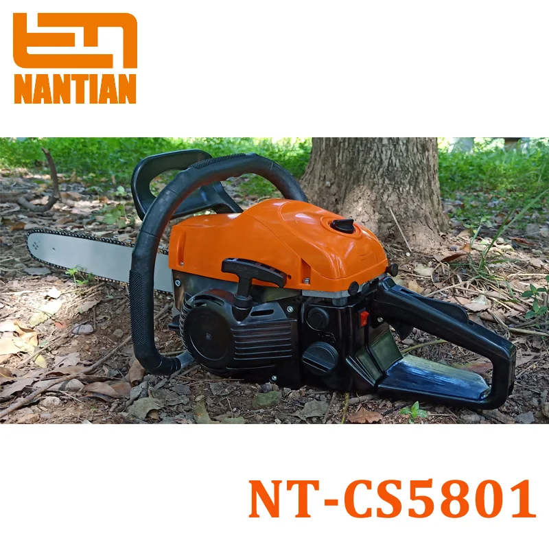 Цепная пила Nantian бензиновая цепная 58 куб. См