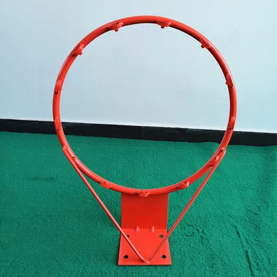 Hot sale portable movable steel basketball frame rim steel basketball hoop with net