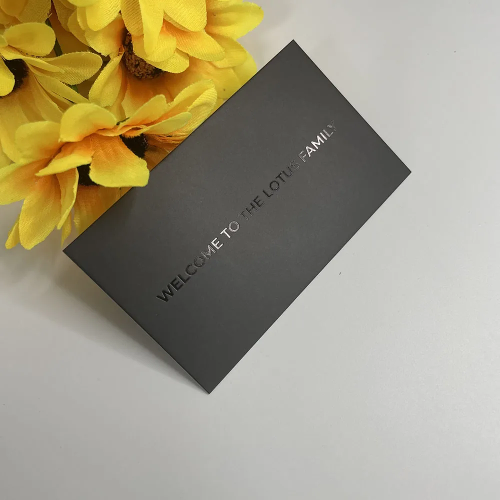 Wholesale Small Business Thank You Card Custom colorful gold foil  thank you cards with logo thank you business card envelope