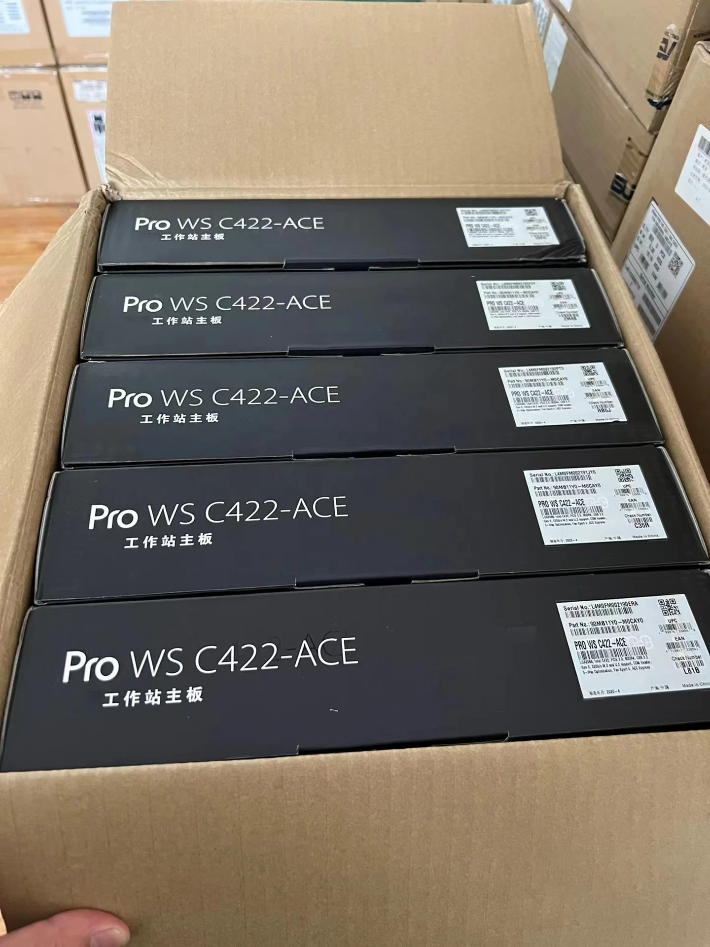 Pro WS C422-ACE блок питания ATX материнская плата рабочей станции LGA2066 Ксеон W