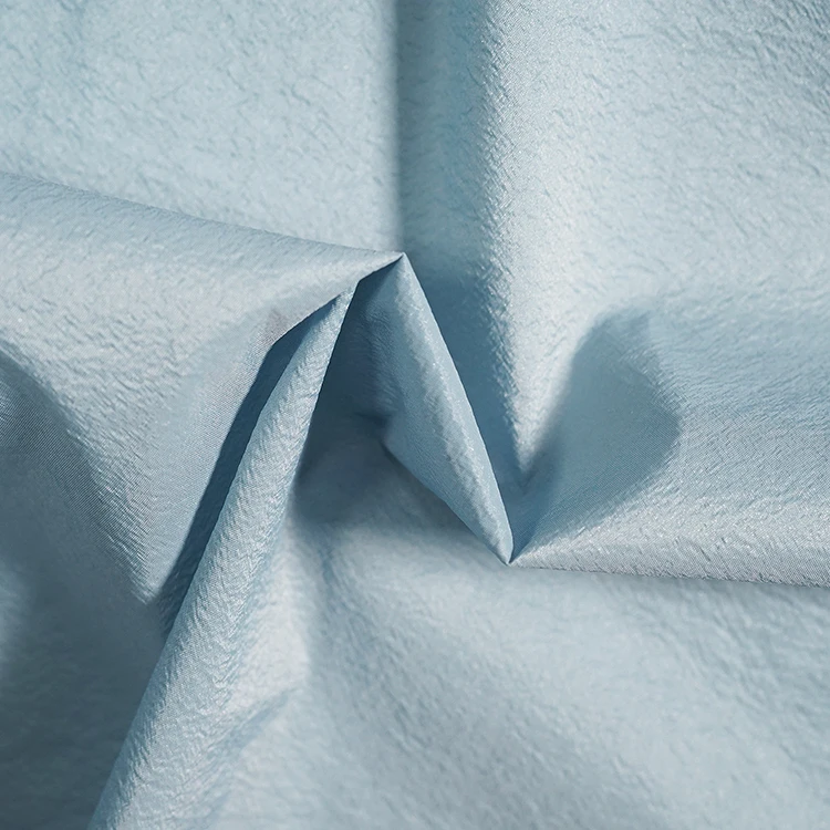 Cash commodity 40 colours ultra light  slightly wrinkled  fabric Nylon Cotton fabric  For sun-proof clothing UPF 50 fabric