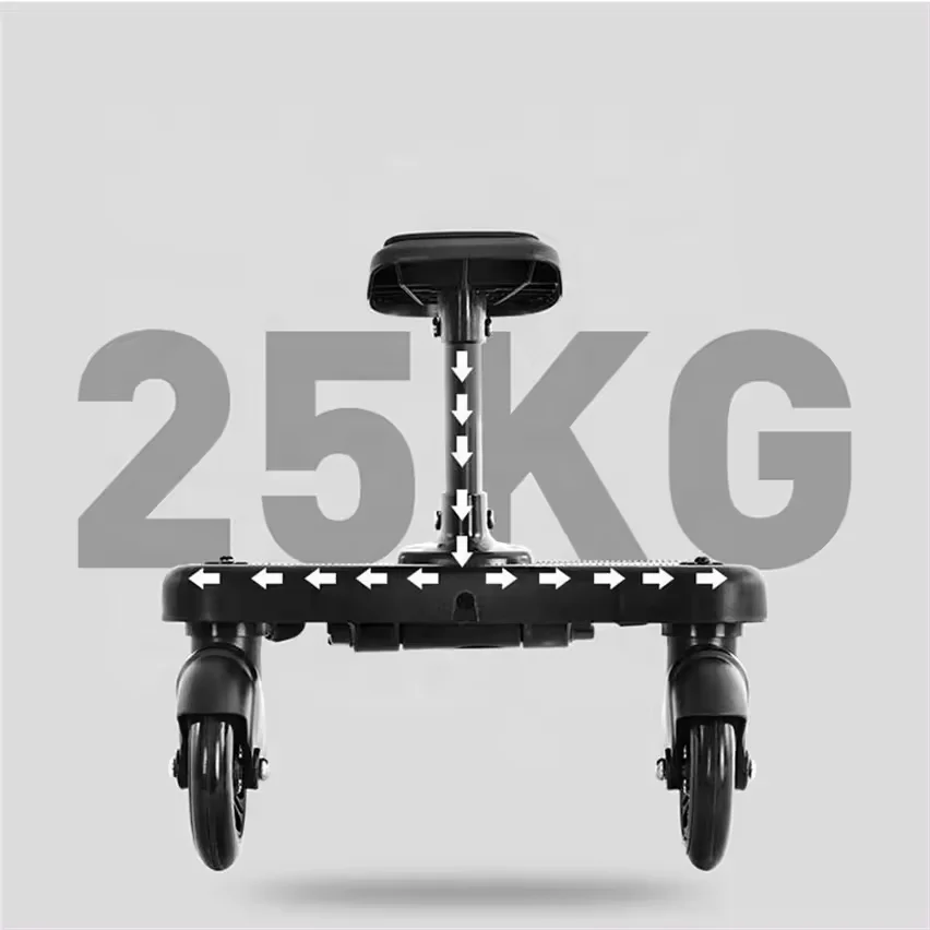 HOT Sales Pedal Twins Stroller Standing Plate Rider Buggy Board Sibling Board Second Child Artifact Trailer