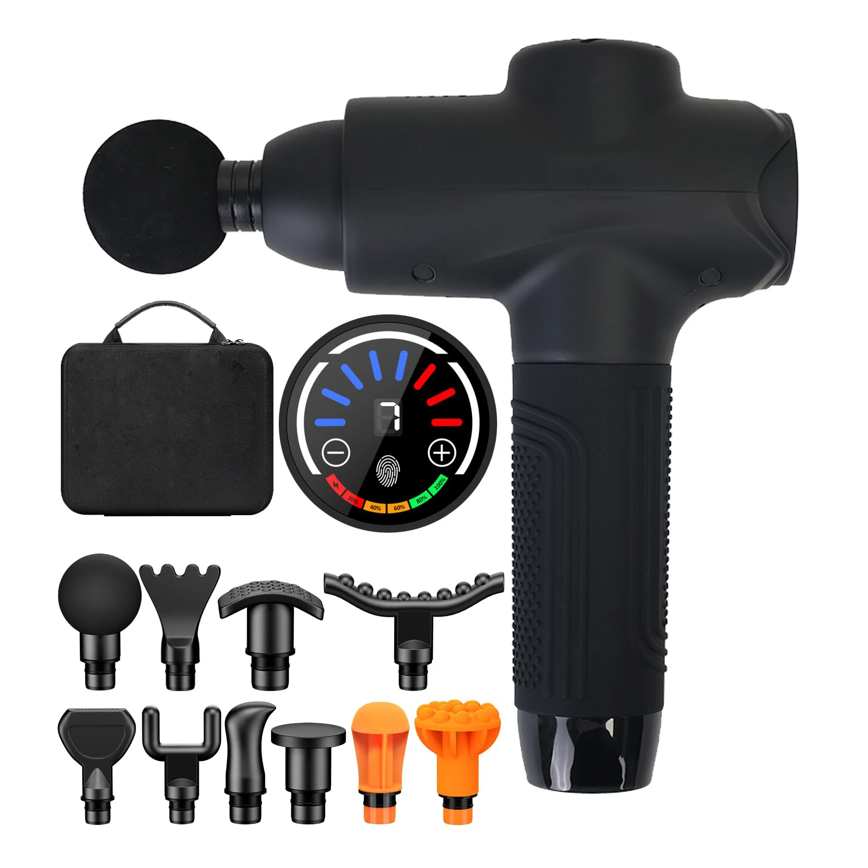 Amazon Innovative Products Mini Powerfull Vibration Ems Muscle Massage Gun  With Heat And Ems