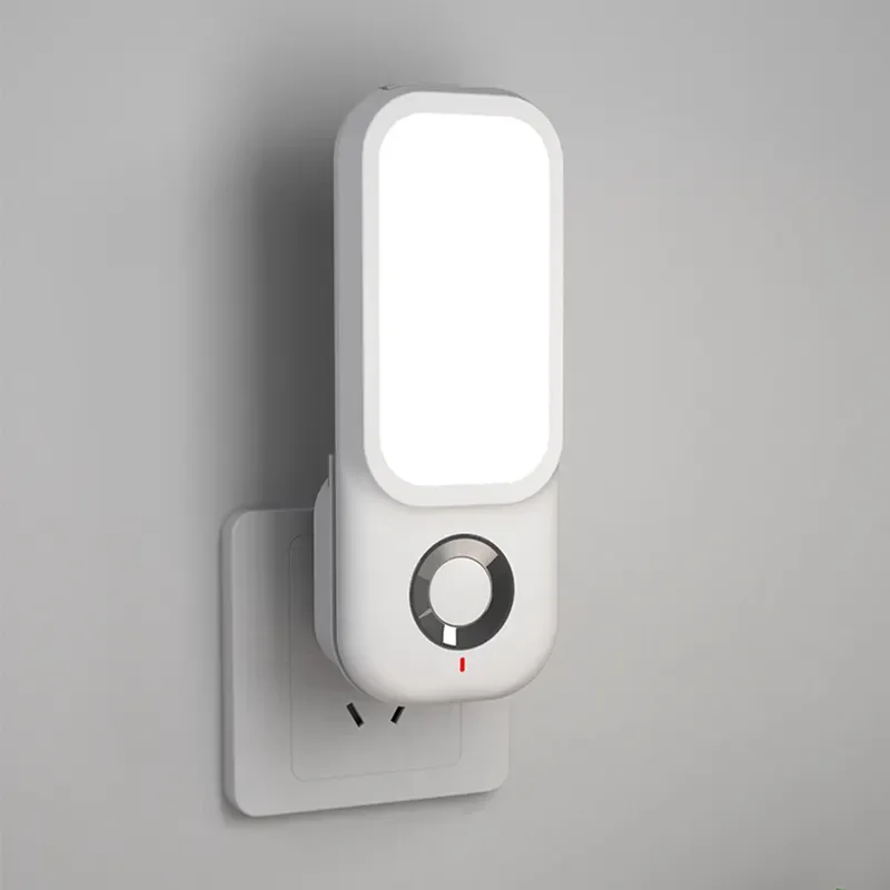 Human Body Sensor LED Night Light Wireless Rechargeable Multi-function Wall Lamps With Plug