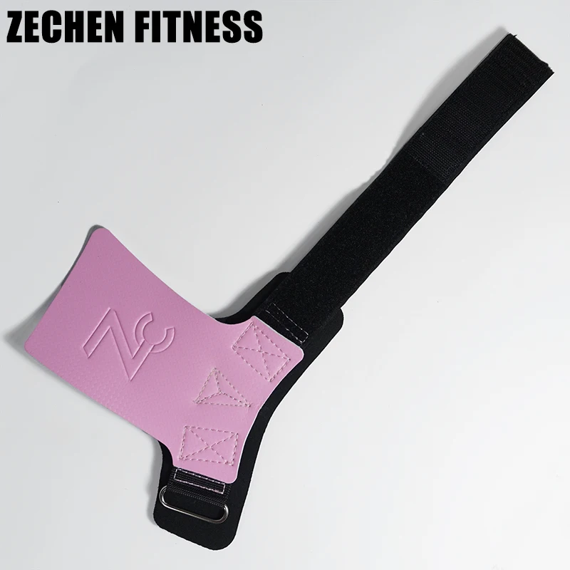 Custom Logo No-hole Carbon Fiber Leather Gymnastics Hand Grips Protector for Crossfits Weightlifting Gym Exercise Workout