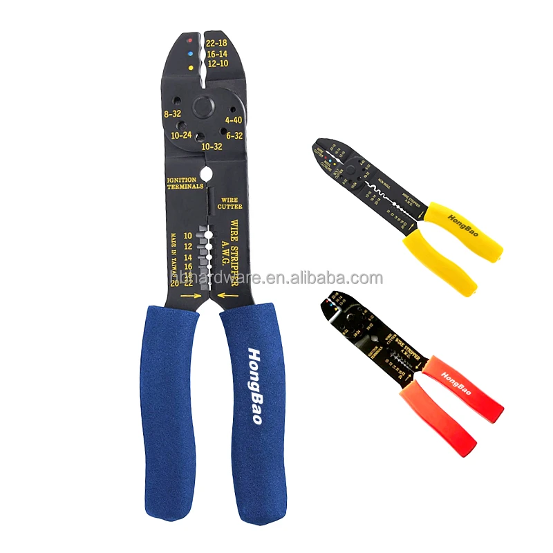 Multi Functional Wire Terminal Pliers Cut Strip Crimp Multi Tool Crimping Cable Wire Stripper Loop Wire Cutter Stripping Pliers