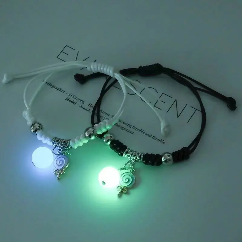 Luminous magnetic couple bracelet mutual attraction relationship matching friendship women men rope