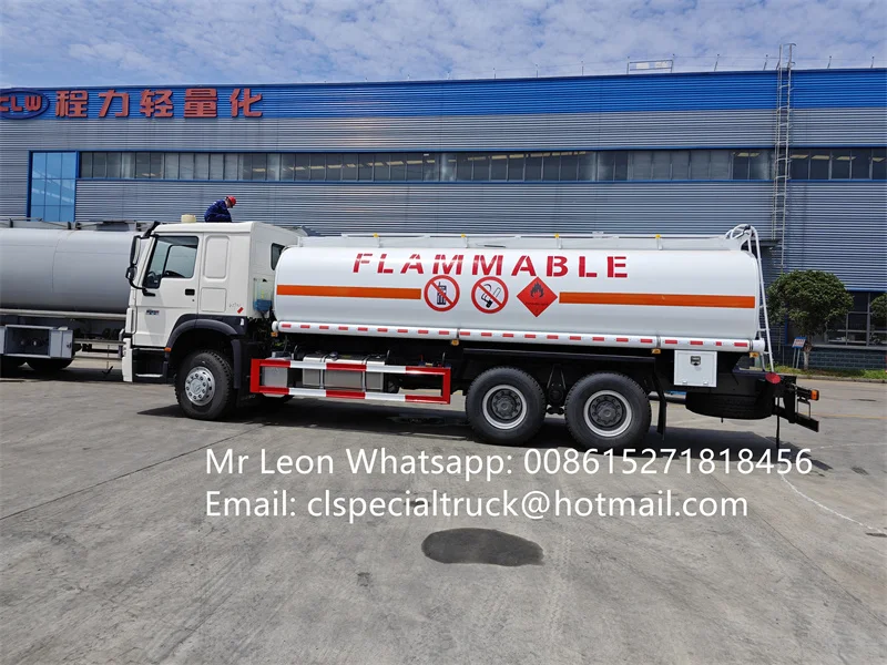 20-25 CBM топливный бак HOWO грузовик camion заправщик