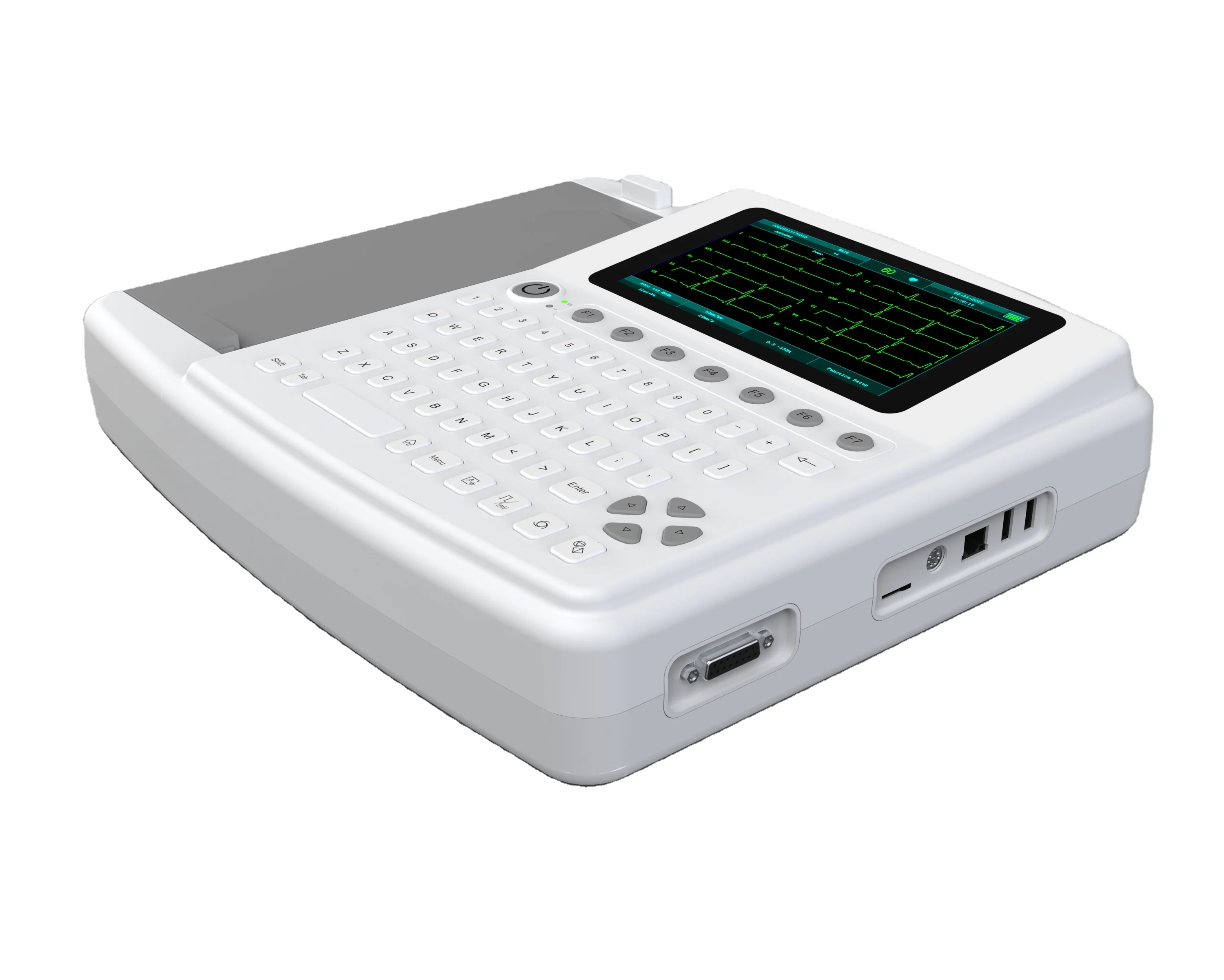 DMXD03 Medical Devices 12 Channel USB Port Vital Signs Monitor Electrocardiograph Holter Recorder Systems