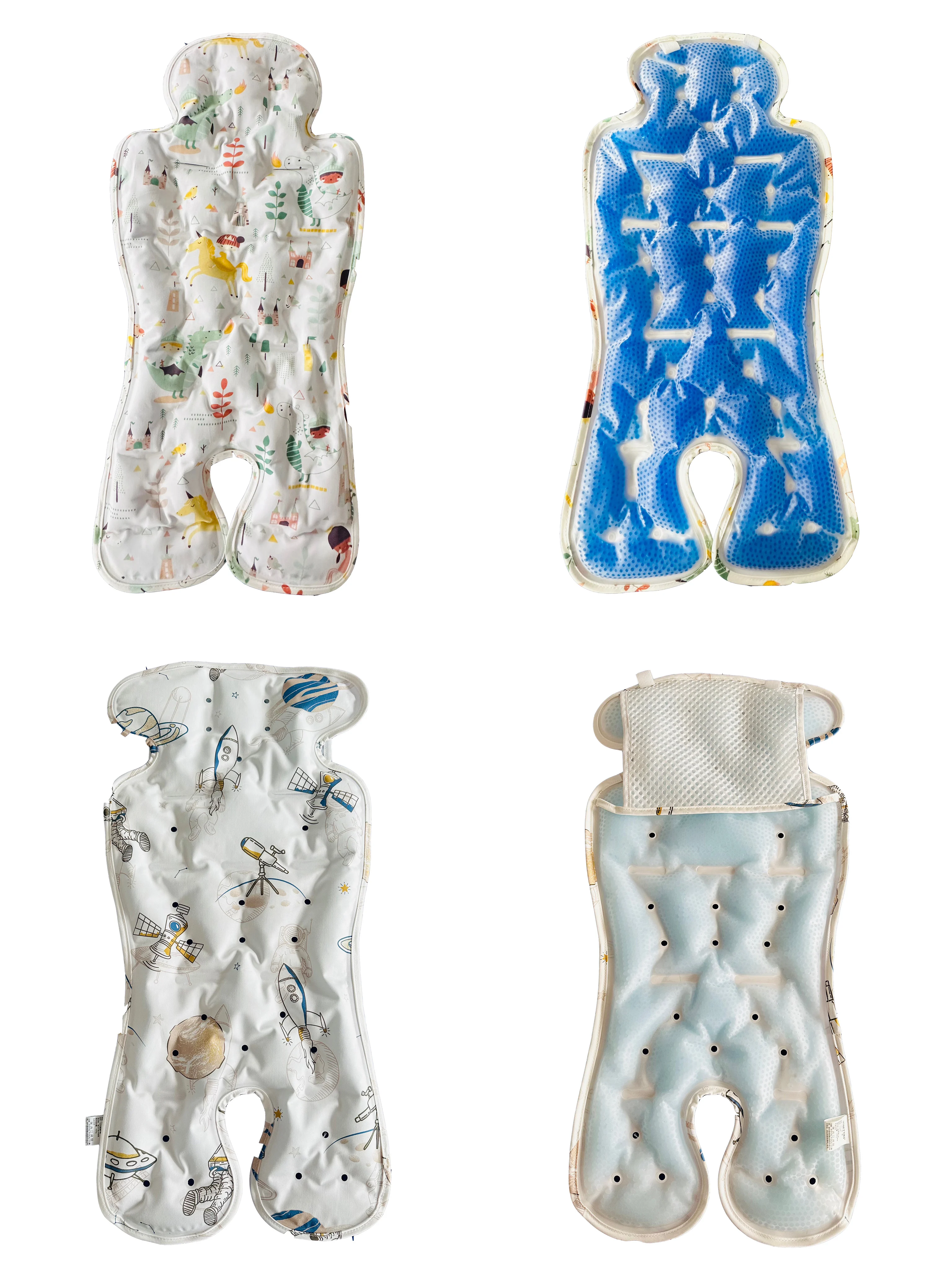 Trending Products 2024 New Arrivals Custom Reusable Hot Cold Gel Bead Pack Cooling Stroller Pad