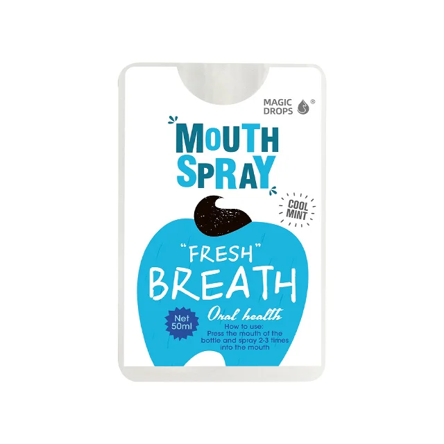 Hot Products Oral Care Portable Mint Perfume Mouth Breath Freshener Spray For Bad Breath