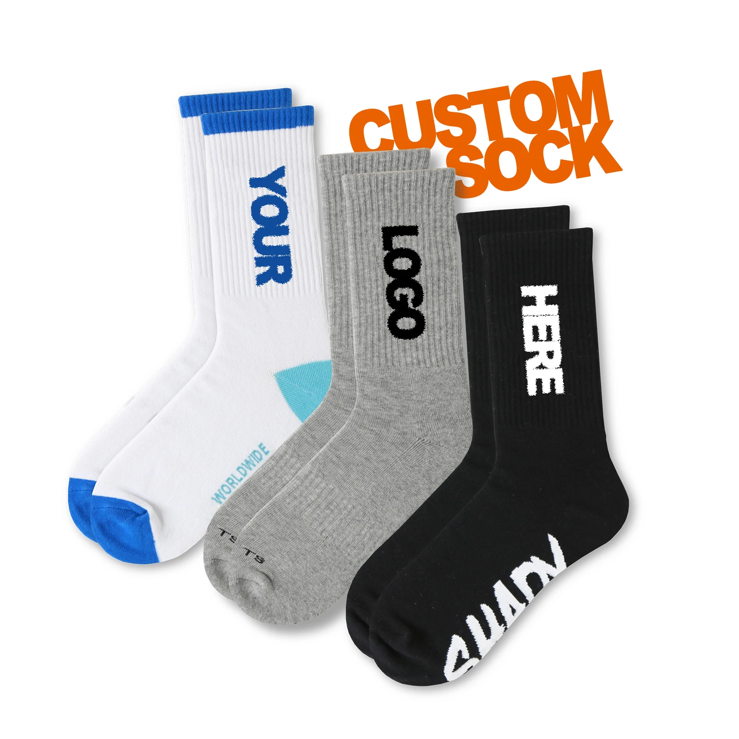 Custom Basketball Running Socks Design Logo Elites Athletic Sox Customized Sport Unisex Sock