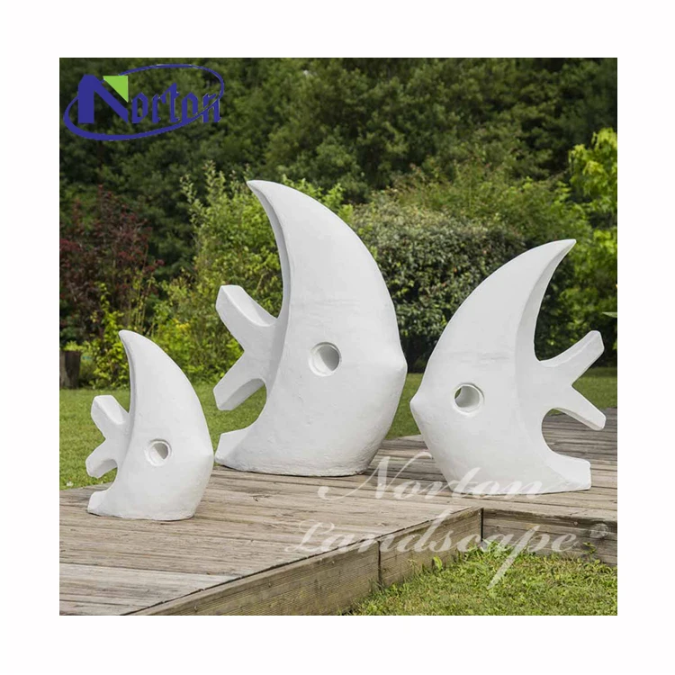Garden Decor Carving Animals Stones Sculpture Granite Stone Marble Stone Koi Fish Statue Water Fountain