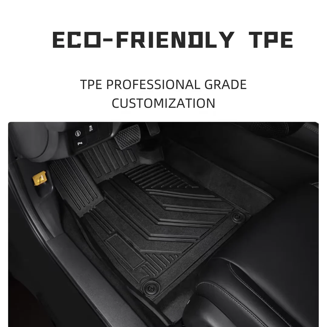 Odorless TPE car floor liner car mats waterproof  trunk cargo liners Suitable for Ford Expedition 2018-2024 Fuel