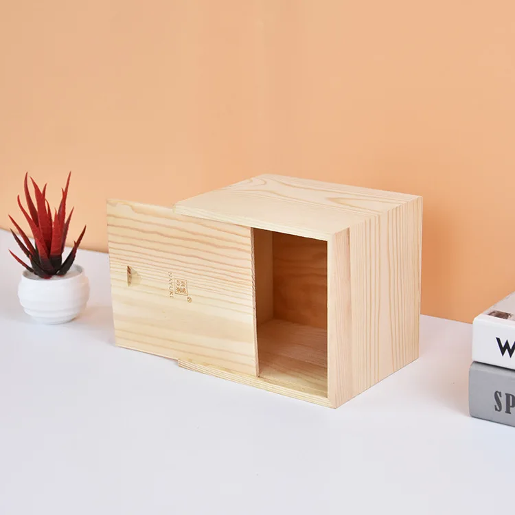Wooden Box and Small Packing Wooden Eve Wood Manufacture High Quality Luxury Christmas Customized Logo Storage Pine Angel 100pcs