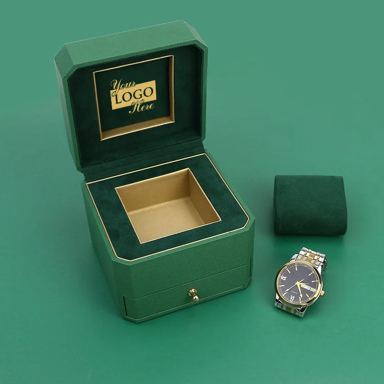 New design cajas de reloj modern portable leather watch gift box for smart mechanical quartz watches packing