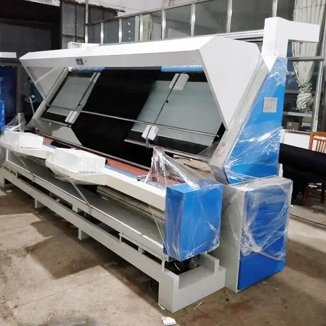 Open Width Knit Fabric Inspection Rolling Winding Textile Finishing Machine Manufacturer