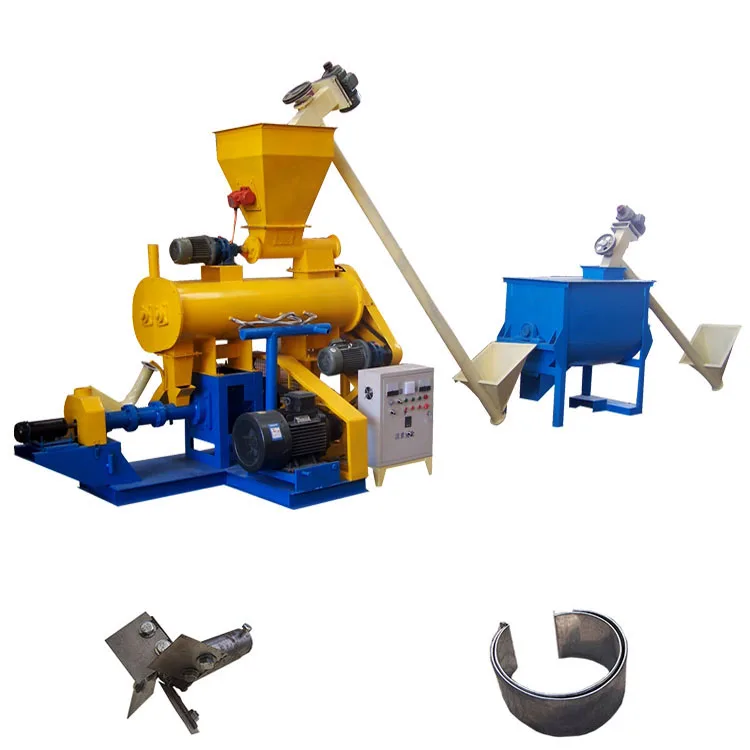 30-40kg/h post bed roller feed sewing machine pork pond feeder broiler pellet