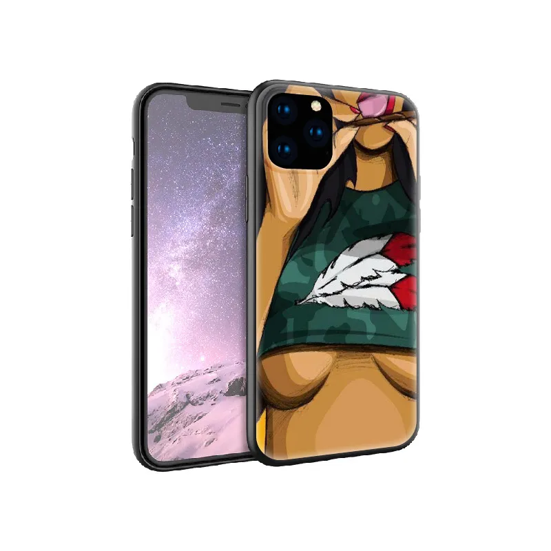  Poppin меланин чёрная девушка Aba Модный мягкий бампер чехол для телефона iPhone 12 Mini 11 Pro 6 5S 8 8Plus X XS Max 7 7plus