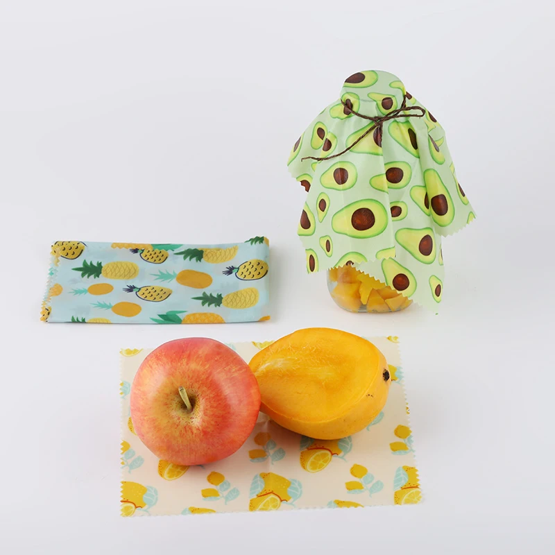 New design Best-sellers biodegradable food Beeswax Wraps BSCI instead of plastic wrap