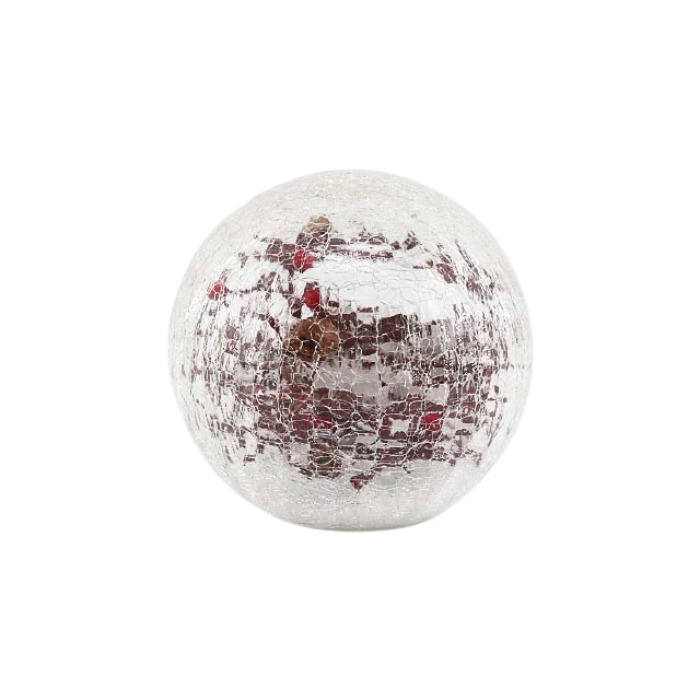 Круглые блестящие настольные украшения со стеклянным шариком 4,6 дюйма