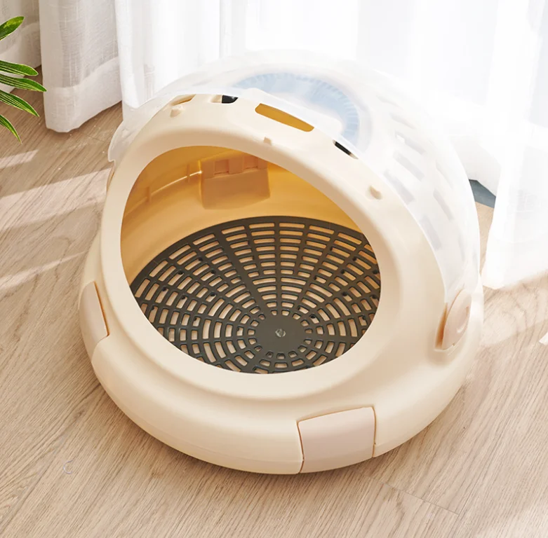 New Style Semi-closed Cat Bed and Portable Cats Carrier Multifunctional Space Capsule Cat Space Capsule Bed