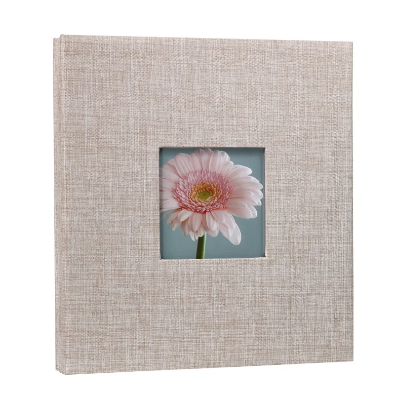 2024 Custom Wholesale Linen Cover Photo Album 4x6 DIY PVC and Paper for Baby Wedding Family Anniversaries & Gifts