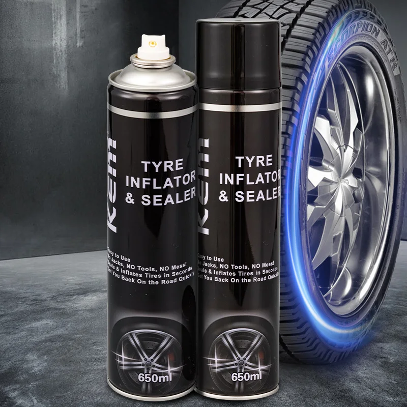 Aerosol Car Tire Inflator Tyre Puncture Repair And Fix Tire Sealer Inflator Spray For Car Care