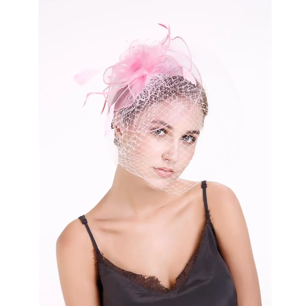 Новинка 2020, стильная женская винтажная шляпа, свадебная модная шляпа, свадебные аксессуары, Вуалетка, шляпы
