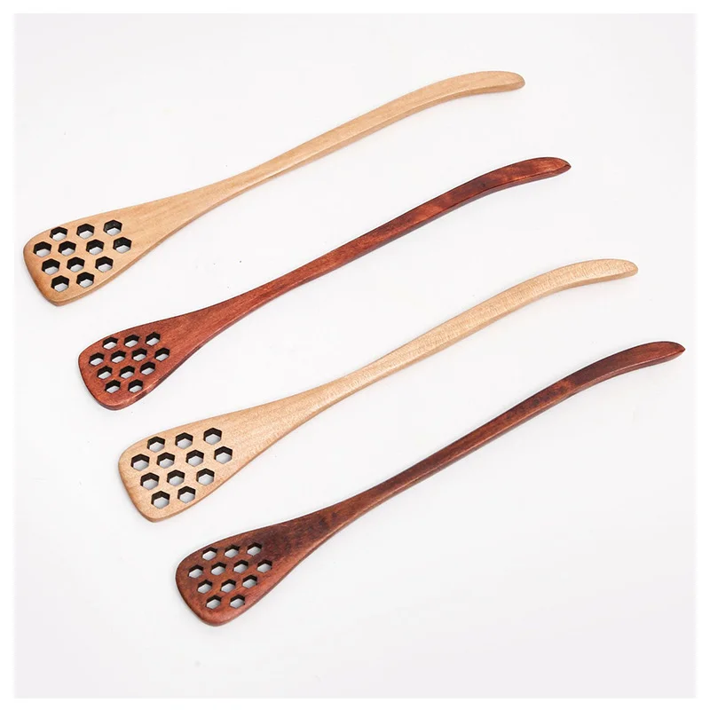 Wooden Honey Dipper Sticks, Honey Comb Spoons, For Handmade Honey Dispenser and Mixing Stirrer