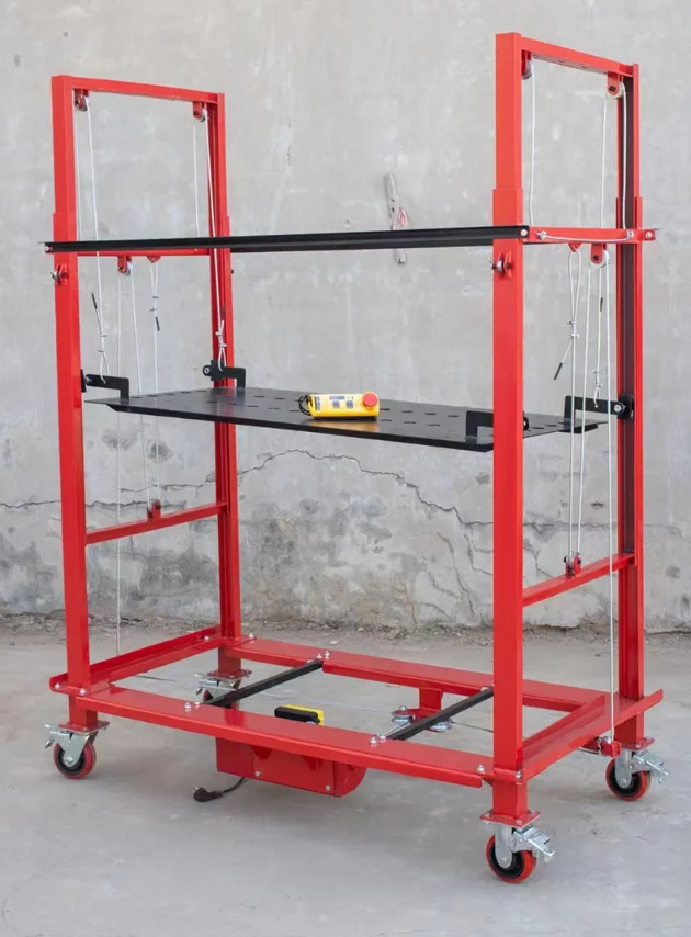 multiple models electric scaffold lift10m scaffolding lift portable 6m mobile foldable idoor electric scaffold platforms
