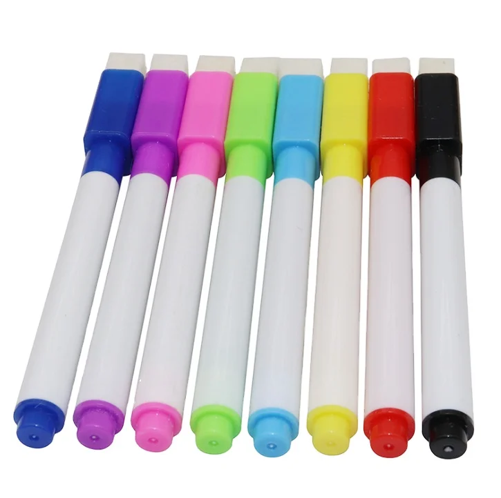 wholesale low odor eco-friendly customize white board purple black magnetic kids dry erase markers