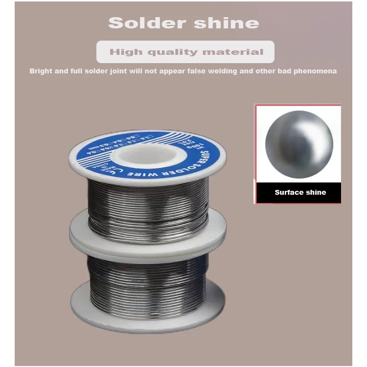 Manufacturers Direct Sales Large Roll Solder Wire 0.8 1.0mm  Environmental Lead-free Solder Wire 100g Smooth Tin