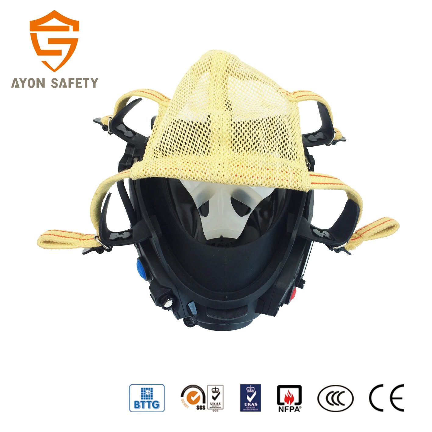 High quality reusable long storage life filter toxic wireless communication silicon gas mask for firefighting chemical scientifi