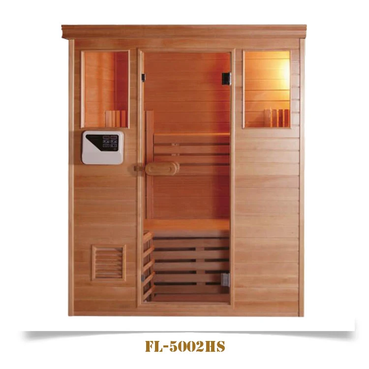 2 Perosn Smart Sauna Traditional Dry Steam Canadian Hemlock Outdoor Traditional Steam Sauna Portable