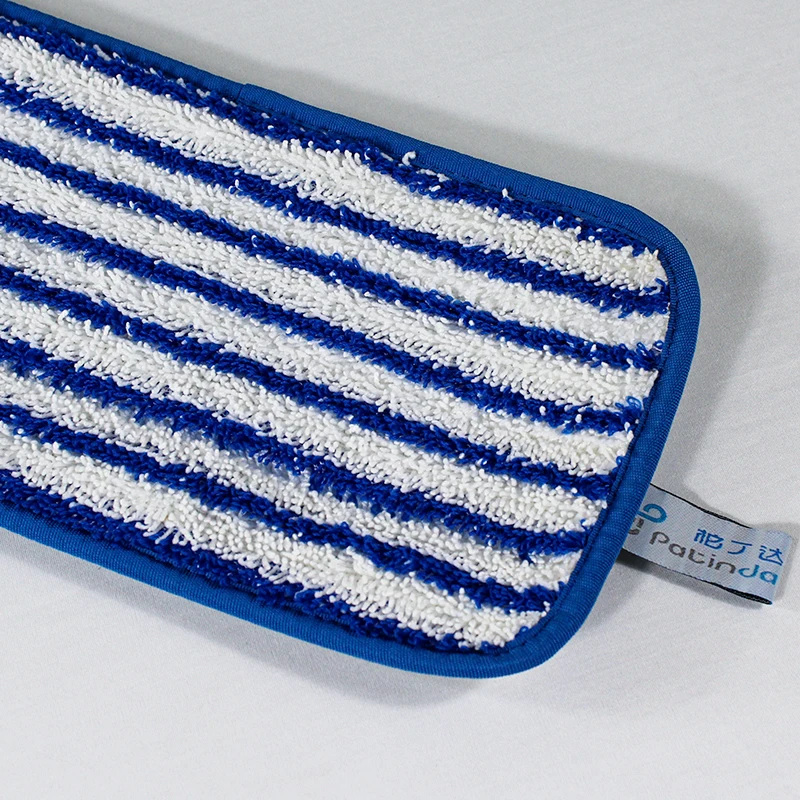 Wholesale Commercial Industrial Microfiber Wet Mop Trapezoid Shape Scrubbing Refill Head Microfiber Cleaning Floor Tool